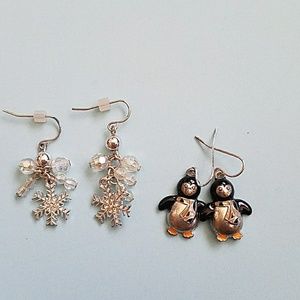 LOT OF TWO EARRINGS